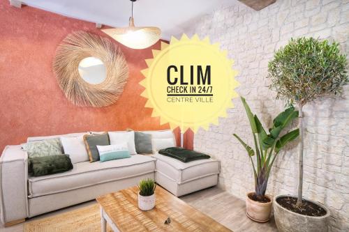 Zona de estar de Appartements Premium en Hyper Centre Ville
