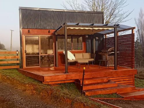 Fotografie z fotogalerie ubytování Tiny home in the hills Ruapehu v destinaci Hikumutu