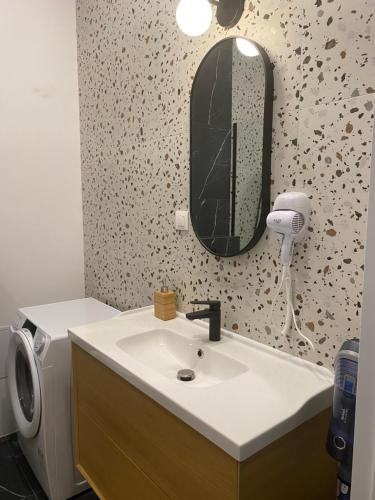 Ένα μπάνιο στο Apartament Morska 5-4