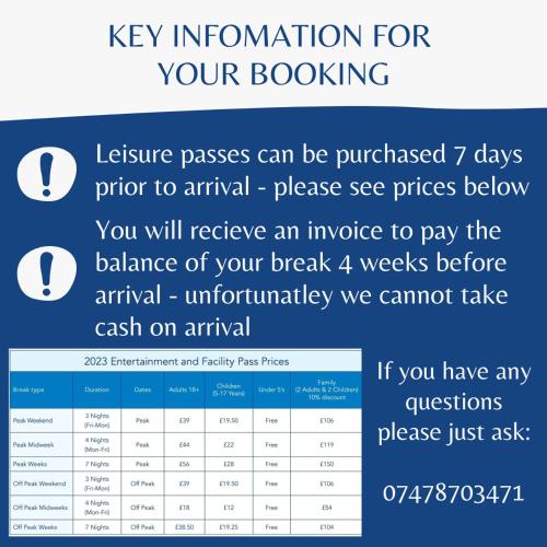 a screenshot of a email notification for your booking at Stylish Family Caravan Retreat - Seal Bay, Selsey in Chichester