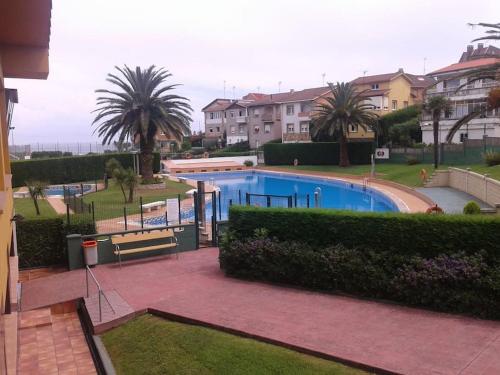 A view of the pool at MyHouseSpain -Xivares, Chalet con vistas al mar or nearby