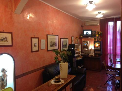 TV a/nebo společenská místnost v ubytování Hotel Chopin