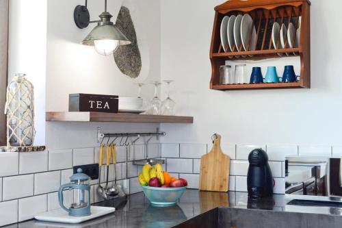 Kuchyň nebo kuchyňský kout v ubytování eco suite la Vegueta