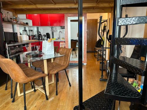 Kuchyňa alebo kuchynka v ubytovaní Magnifique studio au coeur du Marais