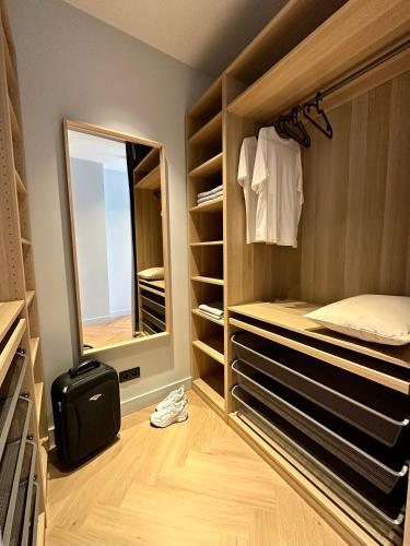 Postel nebo postele na pokoji v ubytování Silver Apartment