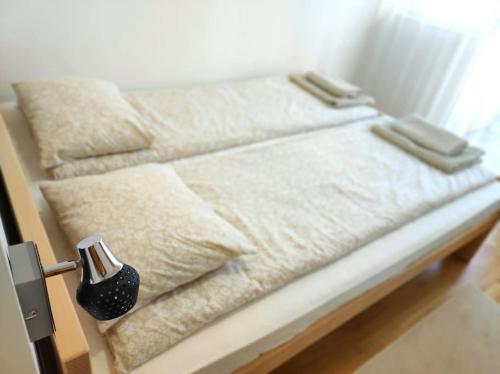 Cama o camas de una habitación en Magenta New Belgrade