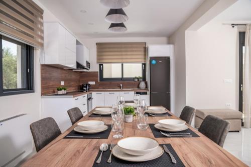 Cuisine ou kitchenette dans l'établissement Ionian Escape