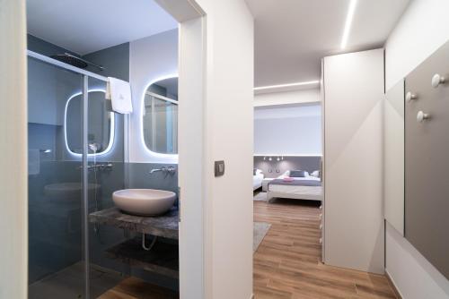 Et badeværelse på LUX Dolce Vista Apartment - Portorož