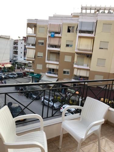Balkón nebo terasa v ubytování Center Hotel Piro