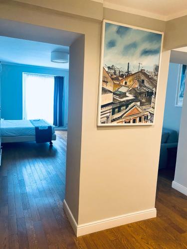 Кровать или кровати в номере Hotel De Ville