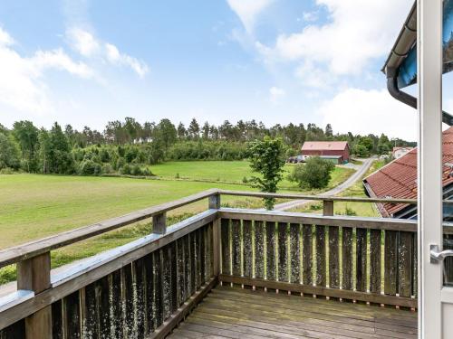 Balkón nebo terasa v ubytování Holiday Home Enerhögen Flädern by Interhome
