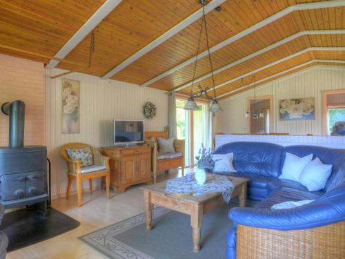 TV a/nebo společenská místnost v ubytování Holiday Home Wiesenhütte by Interhome