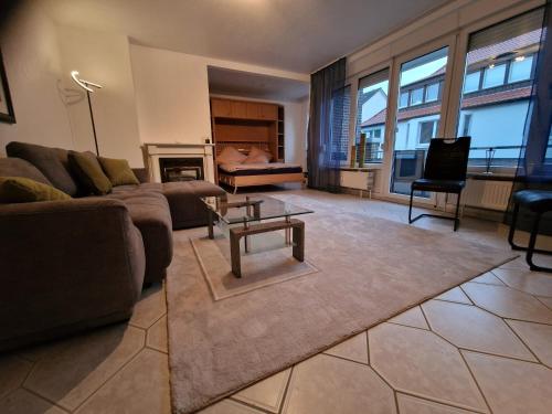Χώρος καθιστικού στο Platanenhof Lindenstraße 32a