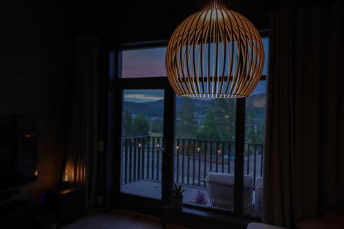 Balkón nebo terasa v ubytování Elegant apartment in Trysil Alpine Lodge