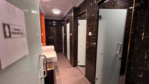 Koupelna v ubytování Hotel AL Amin