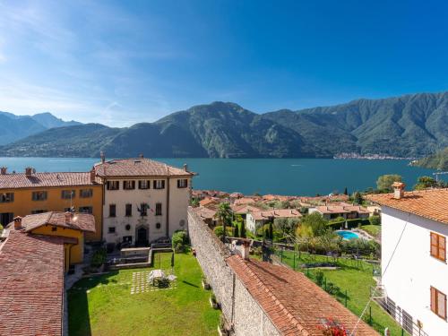 a view of the lake from the city walls at Apartment Apartment Vista Brentano by Interhome in Mezzegra