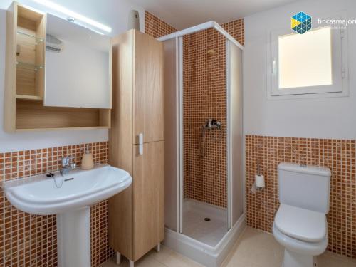 Ένα μπάνιο στο Apartamento Rosa