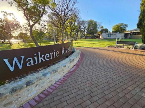 a sign for a walketernergynergyemeteryemetery at Riverview Haven in Waikerie