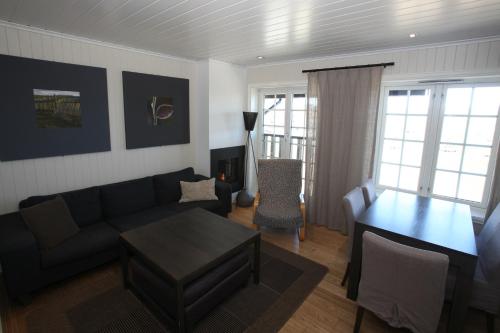Ruang duduk di Havsdalsgrenda Geilo Apartments