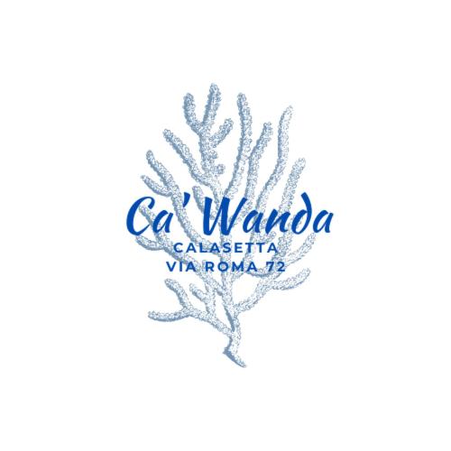 a logo for a company with seaweed at Ca' Wanda in Calasetta