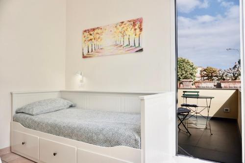 Tempat tidur dalam kamar di Villa Angelina Casa Limone