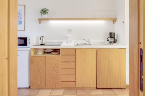 Dapur atau dapur kecil di Appartamenti San Carlo