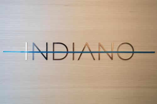 a close up of the word indian on a wall at Oceano Rooms in Termoli