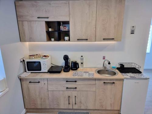 Una cocina o cocineta en Casa Pavel
