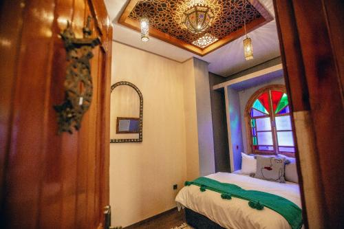 Una cama o camas en una habitación de A Casa da mare