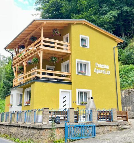 Budova, kde se penzion nachází