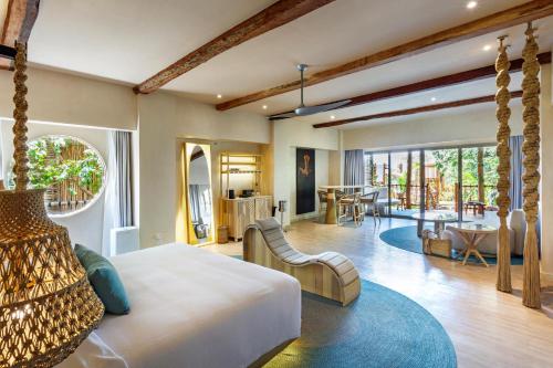 Гостиная зона в Hotel Shibari - Restaurant & Cenote Club