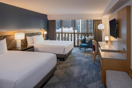 Hyatt Regency San Franciscoにあるベッド