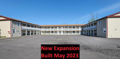 a building with a new expansion built may at Stay Inn and Suites in Niagara Falls