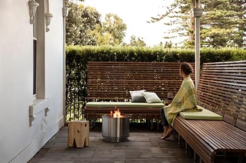 Un balcón o terraza en Drift House
