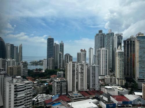 Vista general de Panamá o vista desde el hotel