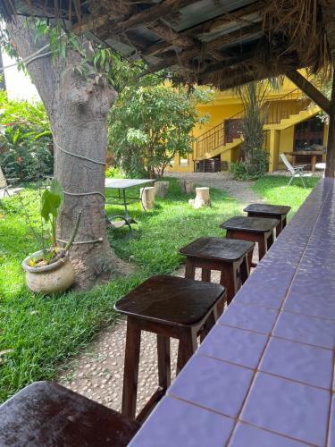 Zahrada ubytování Boli Boli Guesthouse