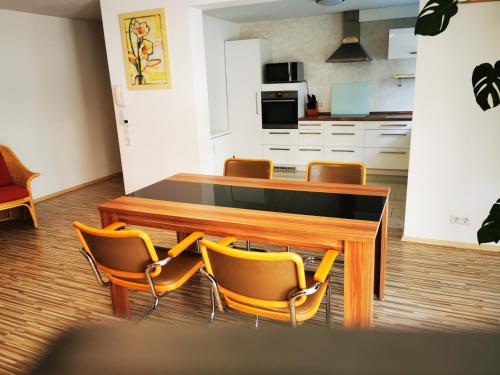 Køkken eller tekøkken på Ferienwohnung Alex