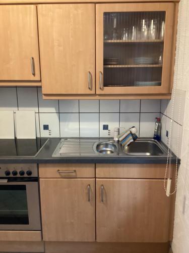 Cucina o angolo cottura di Schöne Ferienwohnung Nähe der Schweizer Grenze
