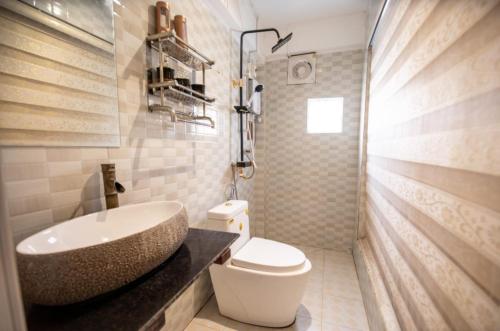Koupelna v ubytování Nammavong Guesthouse