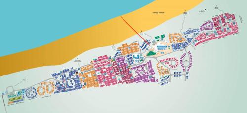 a map of dubrovnik with a orange line at Presthaven Resort Haven Luxury 2023 Caravan in Prestatyn