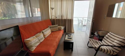 Χώρος καθιστικού στο Family Apartment