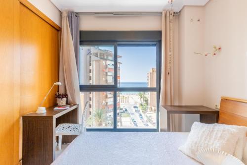 Postel nebo postele na pokoji v ubytování Apartamento Paraíso Florida