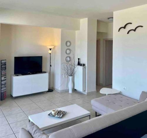 TV a/nebo společenská místnost v ubytování Sea View Apartment #2