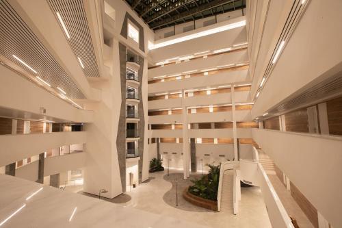 a view of the lobby of a building at YalaRent New Sea side resort apartments in Eilat