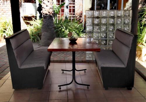 Ruang duduk di Hoopstad Guesthouse