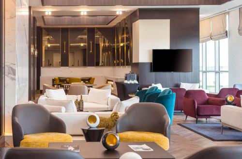 Χώρος καθιστικού στο Hilton Samarkand Regency