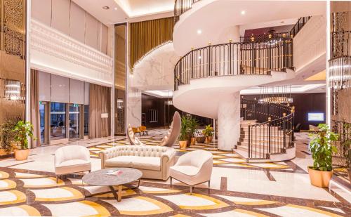 Χώρος καθιστικού στο Hilton Samarkand Regency