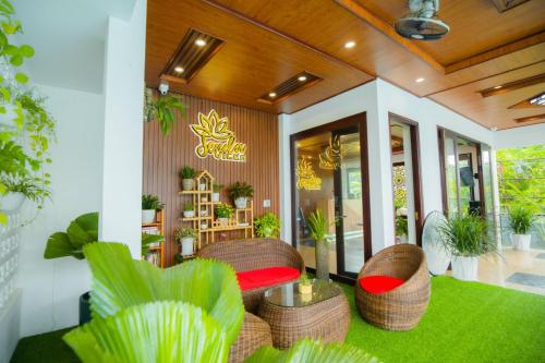 Χώρος καθιστικού στο SenDa Villa & Apartment Hoi An
