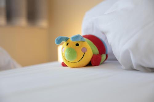 Postel nebo postele na pokoji v ubytování Hotel Sonnenhof
