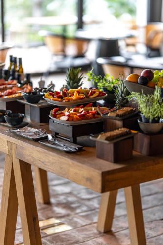 酒店内部或周边提供的食物